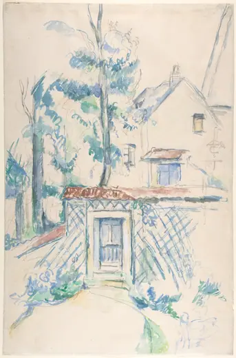 Entrance to a Garden by Paul Cézanne