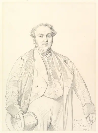 Armand Bertin by Jean Auguste Dominique Ingres