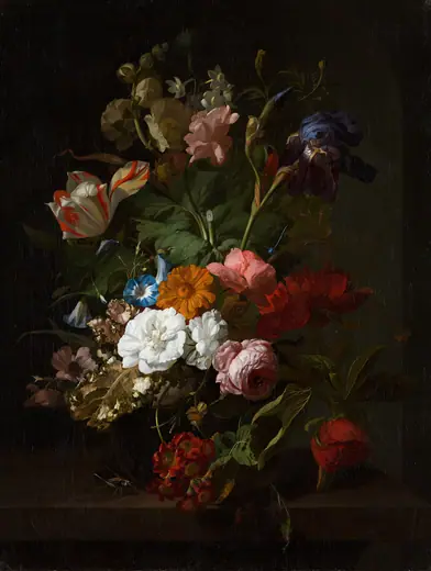 Vase with Flowers by Rachel Ruysch
