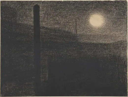 Courbevoie: Factories by Moonlight by Georges Seurat