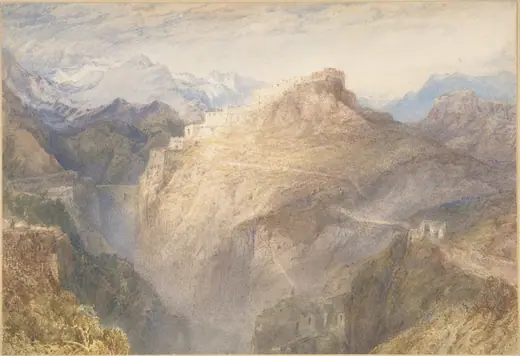 The Fort of L'Esseillon, Val de la Maurienne, France by Joseph Mallord William Turner